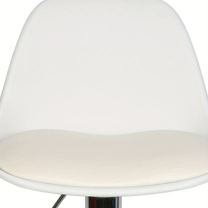 Barkrukken – Barstoelen – Krukken – Keukenstoelen – Barkruk Set Zwart – Instelbare Zithoogte 55-75 cm – 360° Draaibaar – PU Geluidsleunig – Stevige Metalen Onderstel