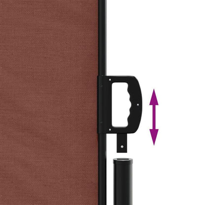 Retractable Windshield 100x600cm (38.5x20in) - Removable Temporary Outdoor Blackout Curtain with Red Accents, 81- Light Blocking, Durable Fabric for Patio, Balcony, Garden & Poolside Protection, Patio Privacy, Stylish Window