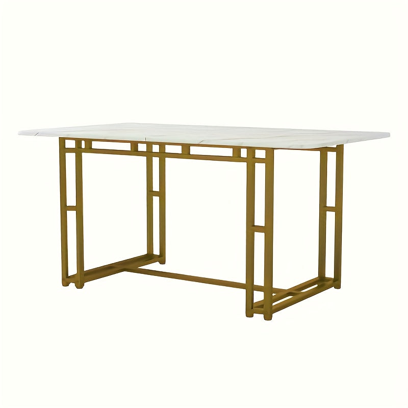 Uitbreidbare Eettafel – Uitschuifbare Tafel – Verlengbare Tafel – Eettafel 6 Personen – Zwart Tafelblad – Bamboo Poten – Compact & Lichtgewicht – Volledig Gemonteerd