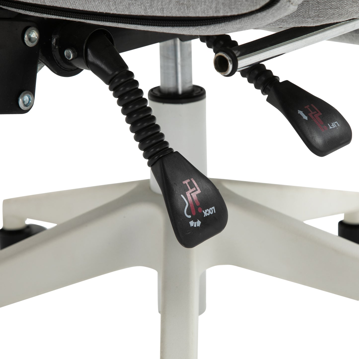 Gamingstoel – Gamestoel – Bureaustoel – Gaming Chair – Ergonomische Stoel – Verstelbare Zithoogte – Uittrekbare Voetensteun – Polyester & Foam – 62x68x117-127 cm