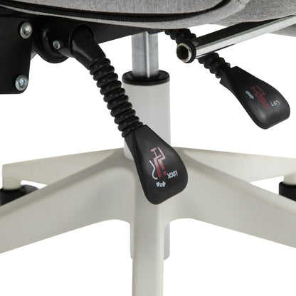 Gamingstoel – Gamestoel – Bureaustoel – Gaming Chair – Ergonomische Stoel – Verstelbare Zithoogte – Uittrekbare Voetensteun – Polyester & Foam – 62x68x117-127 cm