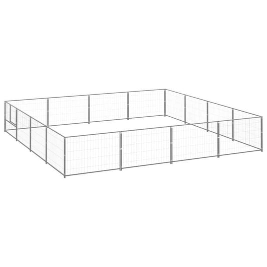 Hondenren – Puppyren – Hondenkennel – Hondenbench – Dierenren – 16 m² Ruim – Stevig Metaal – Met Deur En Slot