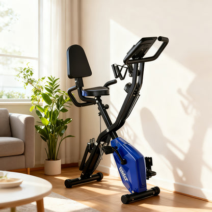 Fiets Trainer – Fietstrainer – Hometrainer – Stoelfiets – Bureaufiets – Opvouwbaar Design – Duurzaam ABS Materiaal – Magnetische Weerstand – Geschikt voor Smartphone en Tablet
