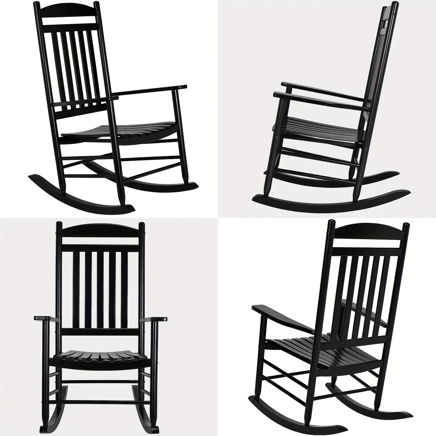 Schommelstoel – Relaxstoel – Fauteuil – Loungestoel – Tuinstoel – Hoogwaardige Houten Constructie – Extra Ruim Oversized Design