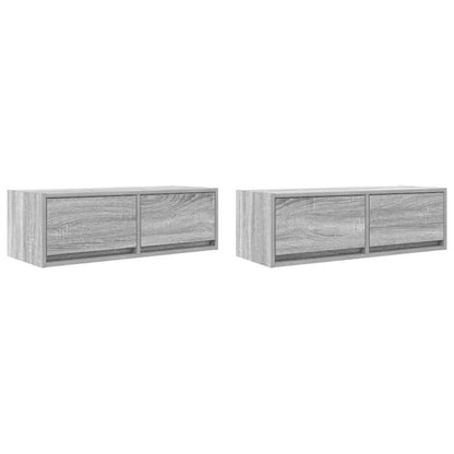 2pcs Modern Minimalist TV Stand with Storage Cabinet - Heavy-Duty Hardwood Construction, Freestanding Floor Cabinet with Open Shelves & Closed Storage, Space-Saving Design for Living Room, Home Theater, Media - Easy Assembly