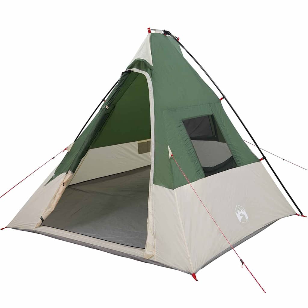 Campingtent – Kampeertent – Piramide Tent – Outdoor Tent – Schuilplaats – Waterdicht Polyester – Opvouwbaar & Compact – Groen