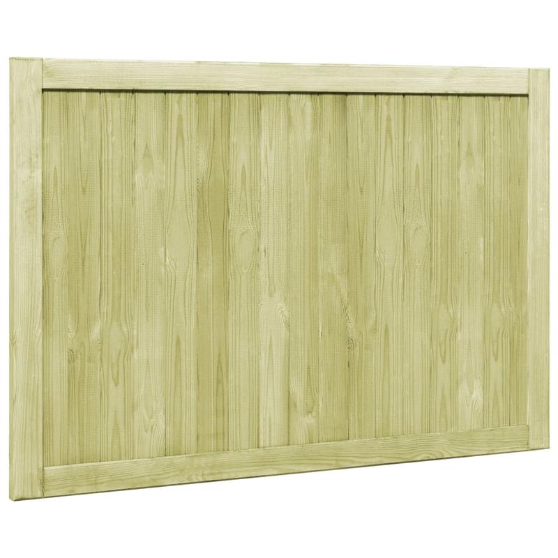Tuinpoort – Tuintoegang – Houten Poort – Grenen Poort – Dubbele Poort – Geïmpregneerd Grenenhout – Set Van 2 – 300 x 100 cm Groot Formaat