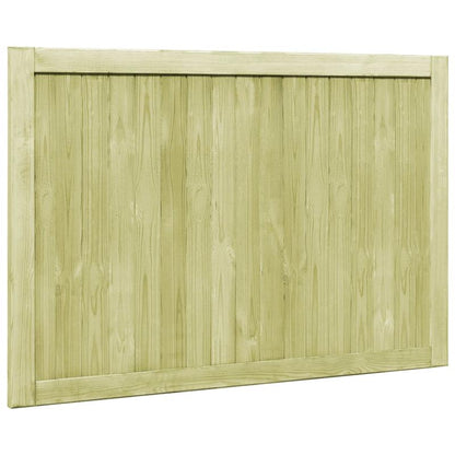 Tuinpoort – Tuintoegang – Houten Poort – Grenen Poort – Dubbele Poort – Geïmpregneerd Grenenhout – Set Van 2 – 300 x 100 cm Groot Formaat