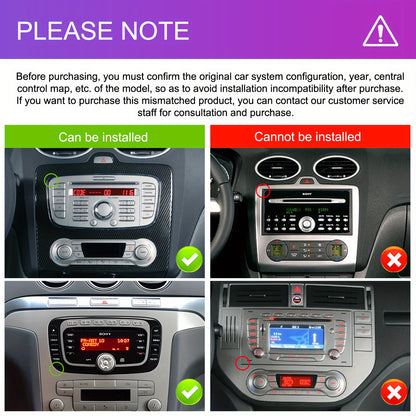 Autonavigatie – Navigatiesysteem – GPS Navigatie – Autoradio – CarPlay Android Auto – 7 Inch Full HD Touchscreen – 6GB RAM 128GB Opslag