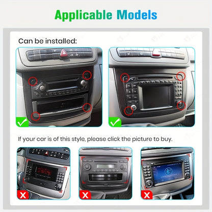 Android Autoradio – Multimedia Speler – 2DIN Radio – Touchscreen Scherm – Draadloos CarPlay & Android Auto – 9 Inch IPS HD – GPS Navigatie & Bluetooth