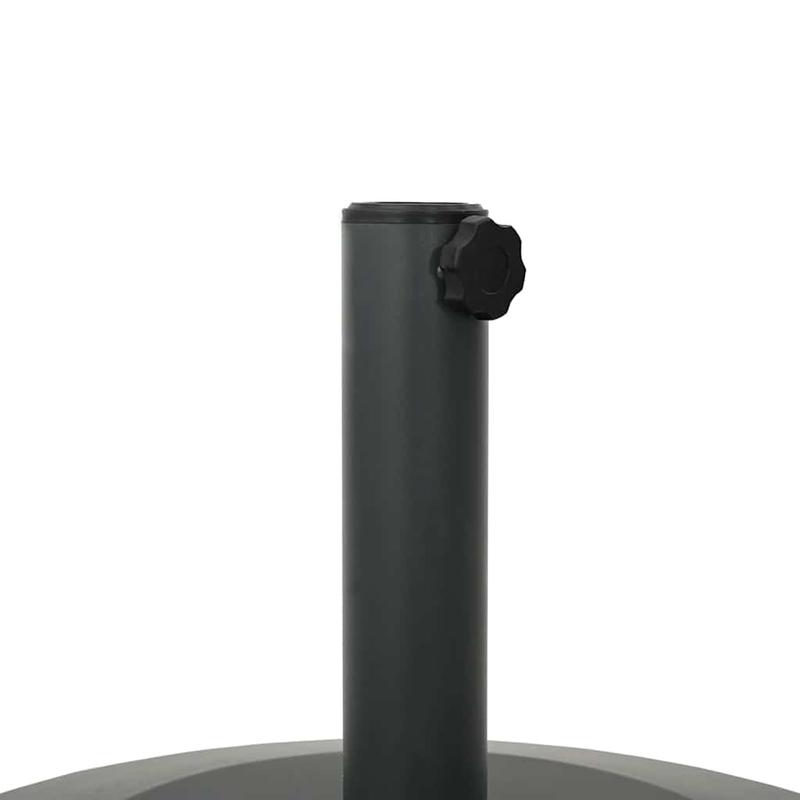 Parasolvoet – Parasolhouder – Parasolstandaard – Kruisvoet – Buitenvoet – Stevige Betonvoet – Poedercoating – Extra Breed 48x48 cm – Donkergrijs