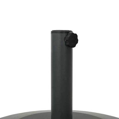 Parasolvoet – Parasolhouder – Parasolstandaard – Kruisvoet – Buitenvoet – Stevige Betonvoet – Poedercoating – Extra Breed 48x48 cm – Donkergrijs