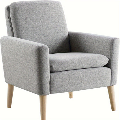 Fauteuil – Accentstoel – Relaxstoel – Zithoekstoel – Loungefauteuil – Ergonomisch Design – Massief Houten Frame