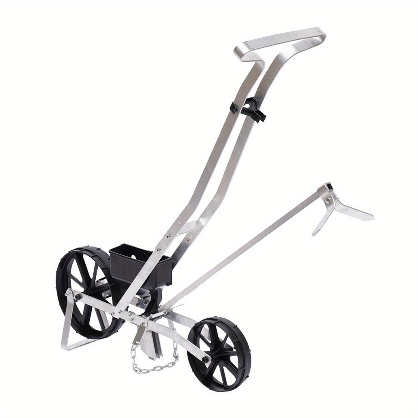 Zaaimachine – Zaaihulpmiddel – Handzaaimachine – Tuinzaaimachine – Instelbare Zaaidiepte – Licht Aluminium – Ergonomisch Handvat