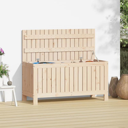 Tuinkist – Opbergbox – Kussenbox – Tuinopbergbox – Berging – Massief Grenenhout – 108x42,5x54 cm – Duurzaam & Ruim