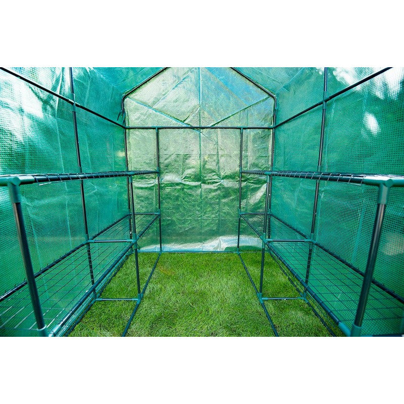 Greenhouse 143X143X195 CM, PE 135G Foil, Metal Construction - T N15-911