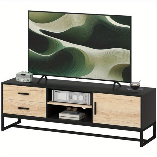 Tv-standaard – Tv-meubel – Tv-kast – Tv-console – Entertainmentunit – Geschikt voor tv’s tot 60 inch – Soft-close deuren en kabelmanagement