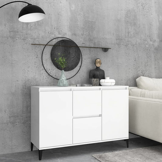 Dressoir Wit – Opbergmeubel – Kast – Buffet – Sideboard – Compact Formaat – Hoogwaardig Ontworpen Hout