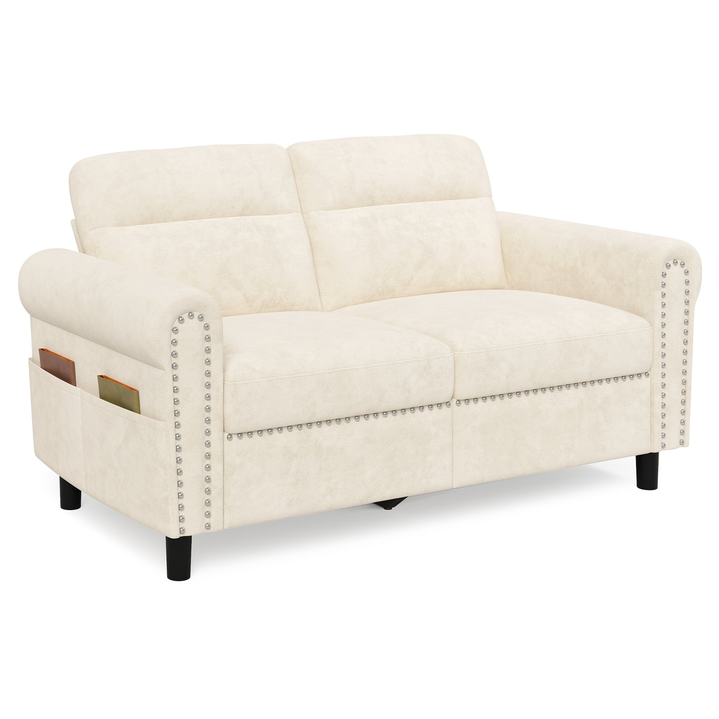 Opbergkast – Ladekast – Kasten – Dressoir – Nachtkastje – Khaki Kleur – Reliëfdesign – Drie Ruime Lades