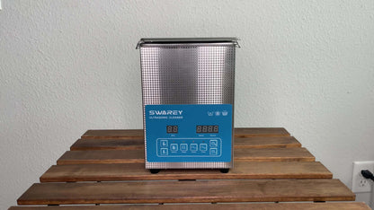 SWAREY Pro-Grade 6.5L Ultrasonic Cleaner With Heater & Timer | 40KHz Power For Carburetors, Tools, Metal Parts, Jewelry, Watches, Glasses