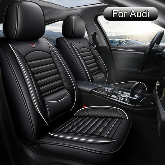 Universele Stoelhoezen Auto – Autostoelhoezen Kunstleer – Seat Covers Auto – Autostoelbeschermers – Stoelbekleding Auto – Volledige Set 5 Zitplaatsen – Waterafstotend Kunstleer – Airbag Compatibel