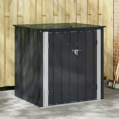 Tuinopbergbox – Tuinkist – Buitenbox – Opbergkist – Opbergbox – Zwart – Stalen Constructie – Ruim Formaat 101,5x82x100 cm