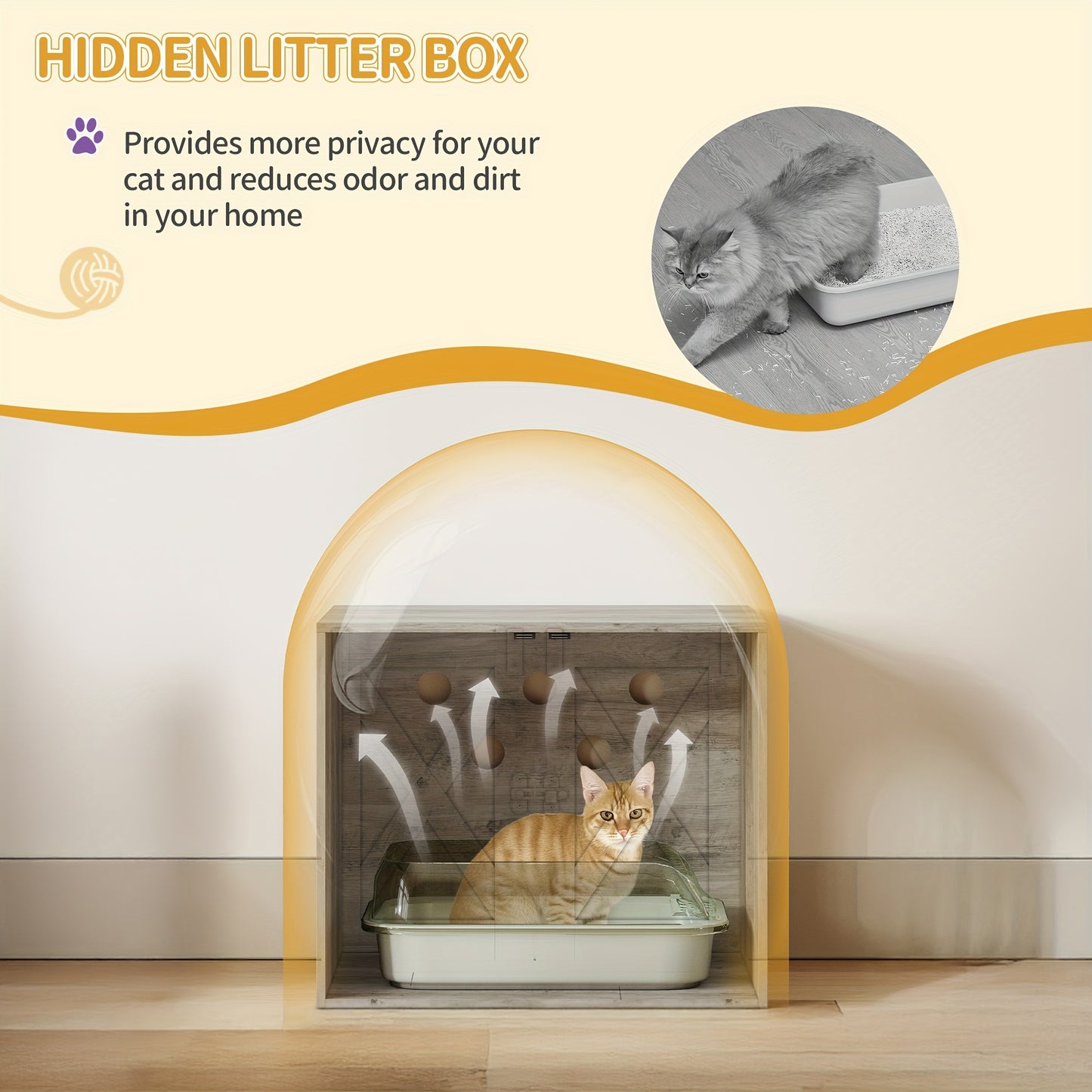 Krabpaal – Kattenkrabpaal – Kattenboom – Kattenmeubel – Krabton – Extra Groot – Met Kattenbakkast en Voerplek – 176 cm Hoog en Wasbare Kussens