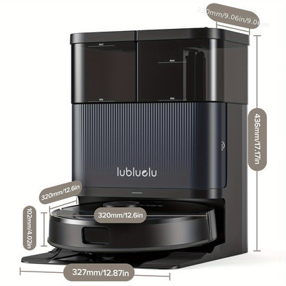 Robotstofzuiger – Robot Vacuum – Dweilrobot – Schoonmaakrobot – Huisdierstofzuiger – 20.000 Pa Zuigkracht – Automatisch Leegstation & Zelfreinigende Dweil