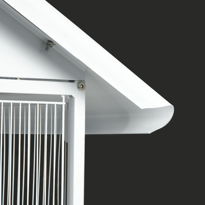 Vogelkast – Vogelkooi – Nestkast – Vogelkooi Binnen – Vogelhuis – Grote Afmetingen 78x75x168 cm – Met Wieltjes en Uitneembare Tray