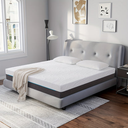 18/20cm 160x200cm Memory Foam Mattress | Soft Comfortable Fabric Medium Softness for Optimal Body Support & Comfortable Sleep, Polyester Cover, Hybrid Construction, Euro Top, Pocketed Coil, Twirest Brand