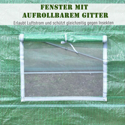 Kweekkas – Tuinkas – Broeikas – Plantenkas – Foliektunnel – Ruim Walk-In Model 59x30x20 cm – Stevige Frame Met Transparante Panelen Voor Optimale Lichtinval