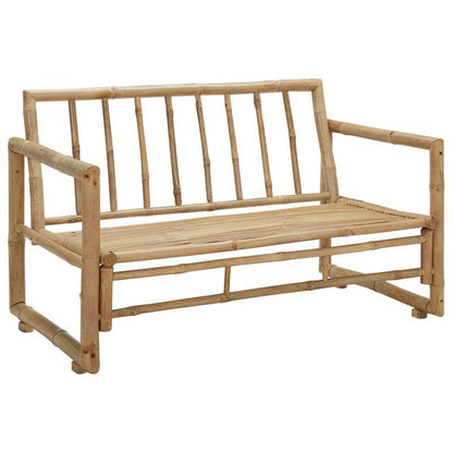 Bamboe Tuinstoel – Buitenstoel – Tuinbank – Patio Stoel – Campingstoel – Ergonomisch Design – Stevig 8-Poots Frame – Natuurlijk Materiaal – Lichtgewicht Durable Frame