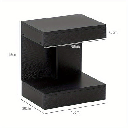 Salontafel – Bijzettafel – Koffietafel – Side Table – Witte Marmerlook – Stalen Frame – Set Van 2 – Compact & Stabiel