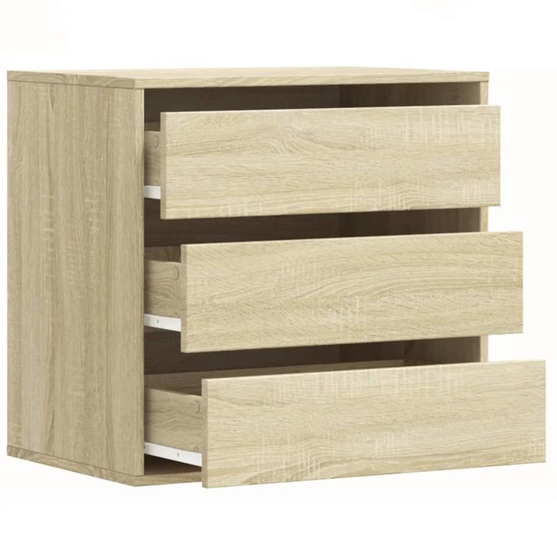 Craft Storage Easy assemble Modern chest of drawers dFTangle oak sonoma 60x41x58cm wood dFTengineering Art Storage Cabinet, Storage Cabinets