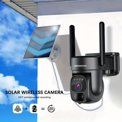 4G Outdoor Beveiligingscamera Set – Draadloze Beveiligingscamera – Surveillance Camera – Buiten Camera – Security Camera – Zonne-energie – Automatische Bewegingsdetectie Met Volgfunctie