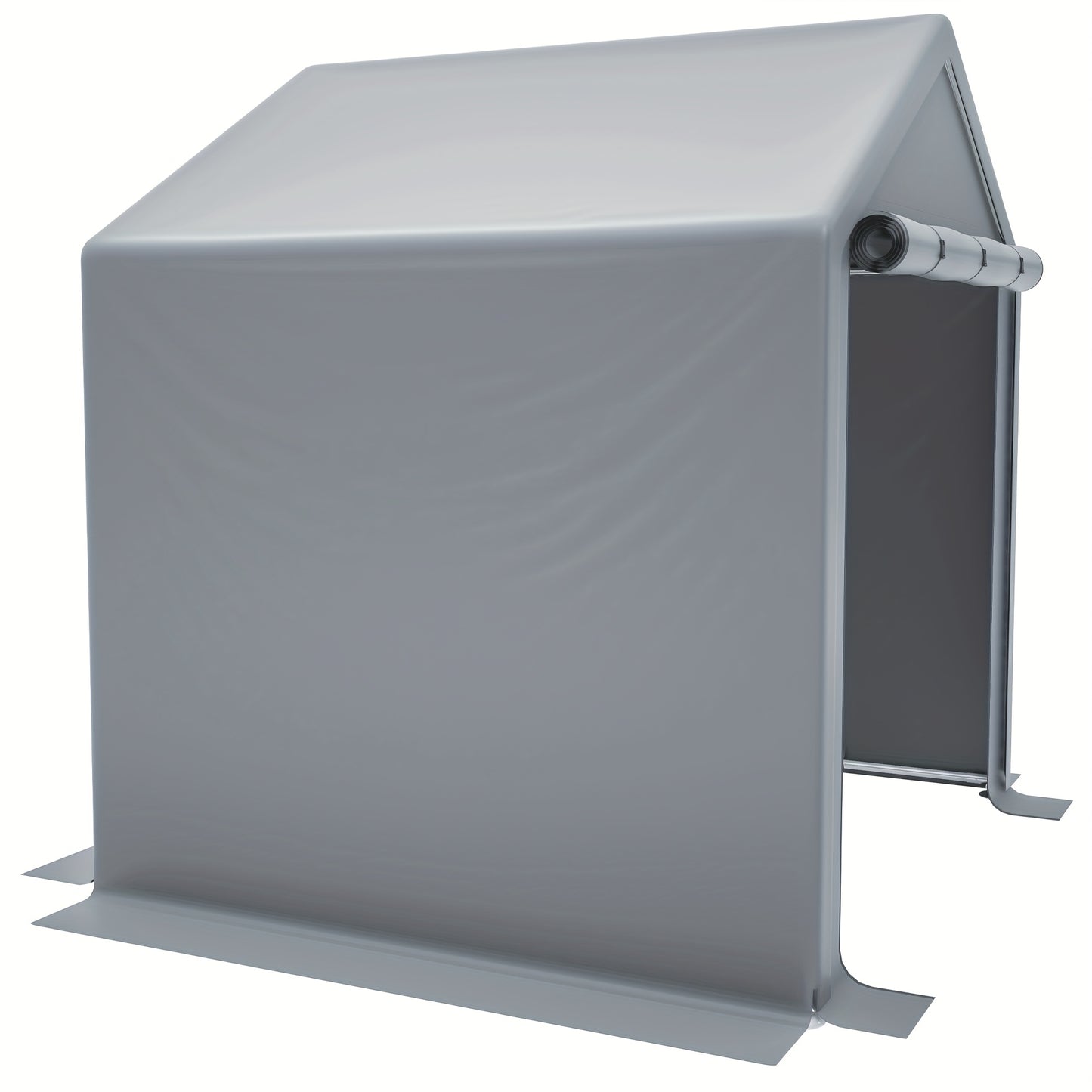 Tool shed 190x170x200cm, bicycle garage, tool shed, garage tent, garden house storage tent bicycle shed tool tent storage garage, dark gray