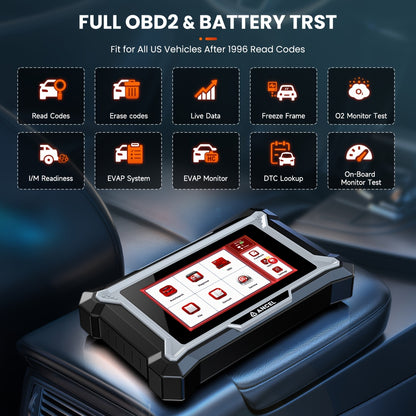 OBD2 Scanner – Auto Uitleesapparaat – Diagnoseapparaat – Uitleesapparatuur – Codelezer – Bidirectionele 4-Systemen Diagnose – 7 Resetfuncties inclusief ABS Ontluchten