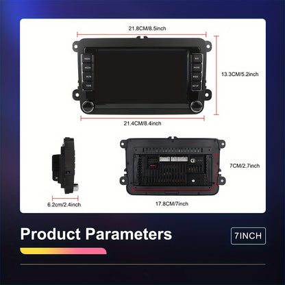 Autoradio – Auto Radio – Car Stereo – Multimedia Speler – GPS Navigatie – Android 13 – 7 Inch TFT Touchscreen