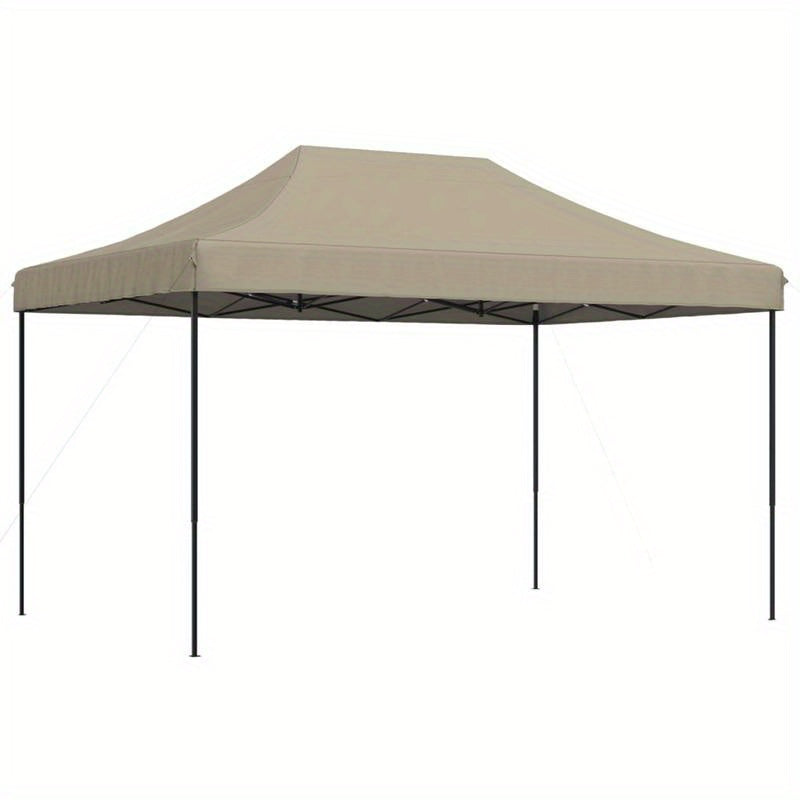 Collapsible Pop-Up Party Tent 440X292X315 Cm in Taupe Color