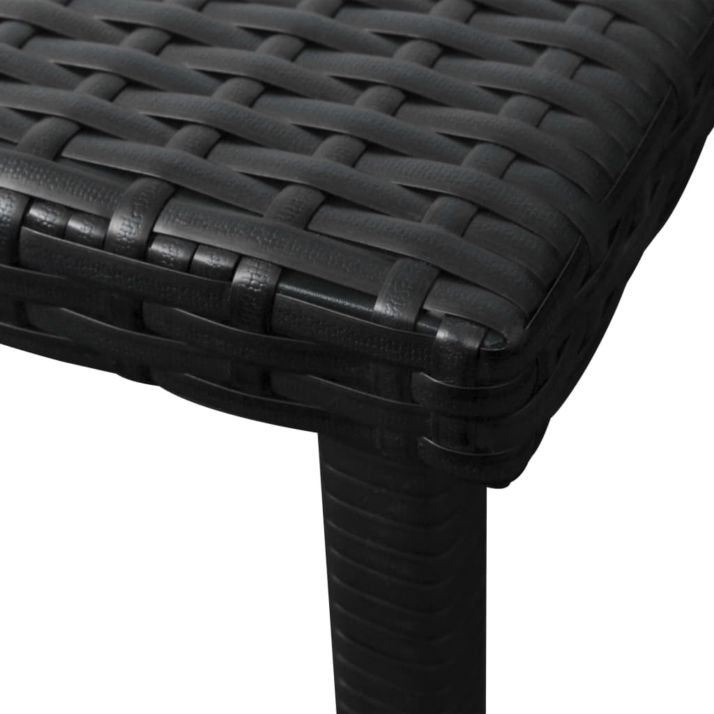 Lounge Set – Tuinligstoel – Buitenmeubel – Lounge Stoel – PE-Rattan – Gepoedercoat Staal – Afneembare Kussens