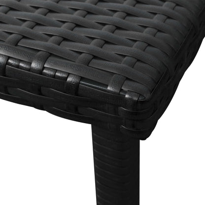 Lounge Set – Tuinligstoel – Buitenmeubel – Lounge Stoel – PE-Rattan – Gepoedercoat Staal – Afneembare Kussens