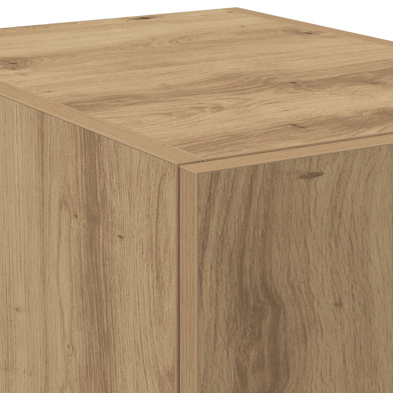 Opbergkast – Bergkast – Kasten – Opbergrek – Highboard – Artisan Oak Houtlook – Compact 40x42,5x185 cm – Stijlvol en Duurzaam