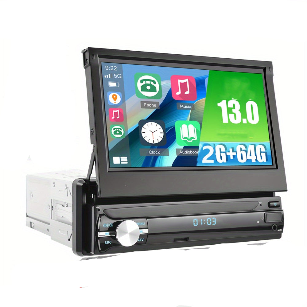 Autoradio – Auto Radio – Multimedia Radio – Wagenradio – Car Audio – Met 7 Inch Touchscreen – Inclusief Achteruitrijcamera & DVR Rijstrecordfunctie