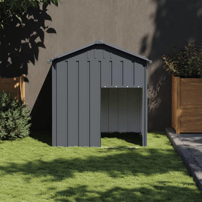 Hondenhok Staal – Hondenverblijf – Hondenkennel – Hondenren – Hondenkooi – Gegalvaniseerd Staal – Weerbestendig Dak – Ruime Afmetingen 104x90x120 cm