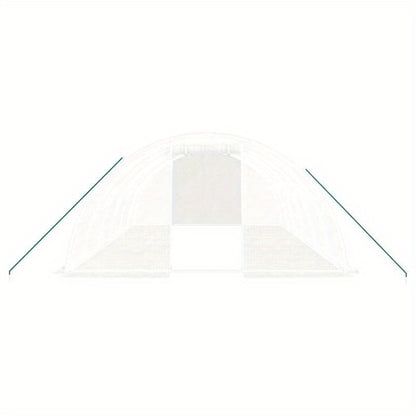 Serre – Kweekkas – Kas – Groendak – Plantenkas – Wit – Stalen Frame – 24 m² – 6x4x2 Meter – Weerbestendig – Ruime Binnenruimte