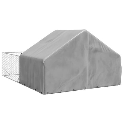 Hondenren – Hondenhok – Ren – Hondenkooi – Hondenbench – Gegalvaniseerd Staal – 5x3x1,9 Meter – Weerbestendig & Stevig