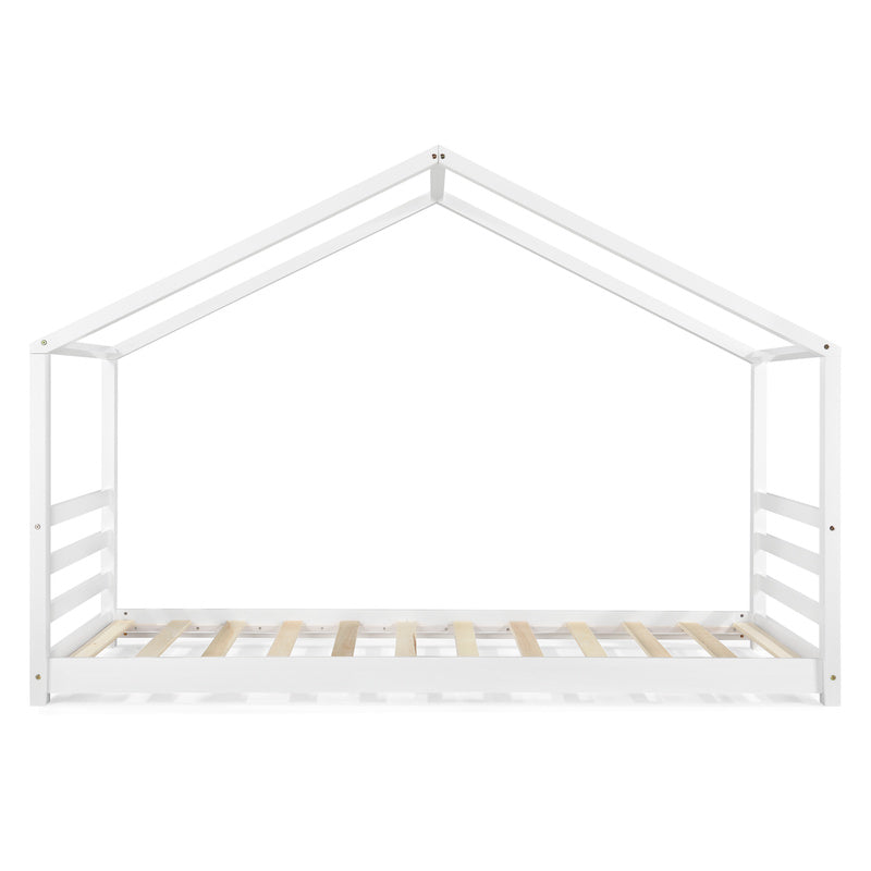 Vardø Kids' Bed House Bed 90x200cm White
