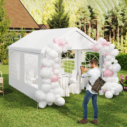 Feesttent – Partytent – Tuinpaviljoen – Party Tent – Tuintent – 3x6 Meter – Waterdicht – Afneembare Zijwanden