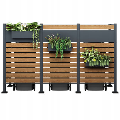 Afvalcontainerbehuizing – Containerkast – Afvalbak Opbergbox – Prullenbak Schuilplek – Afvalopslag – Voor 4 Containers 240L – Weerbestendig Kunststof – Gasveer Deksel Met Schokdempers