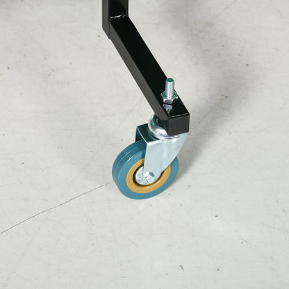 Tafeltennistafel – Pingpongtafel – Tafeltennisbord – Inklapbare Tafel – Speeltafel – Inklapbaar Design – 8 Wieltjes Voor Makkelijk Verplaatsen – 274x152,5x76 cm – Robuust IJzeren Frame – Inclusief Peddels En Ballen – Groen